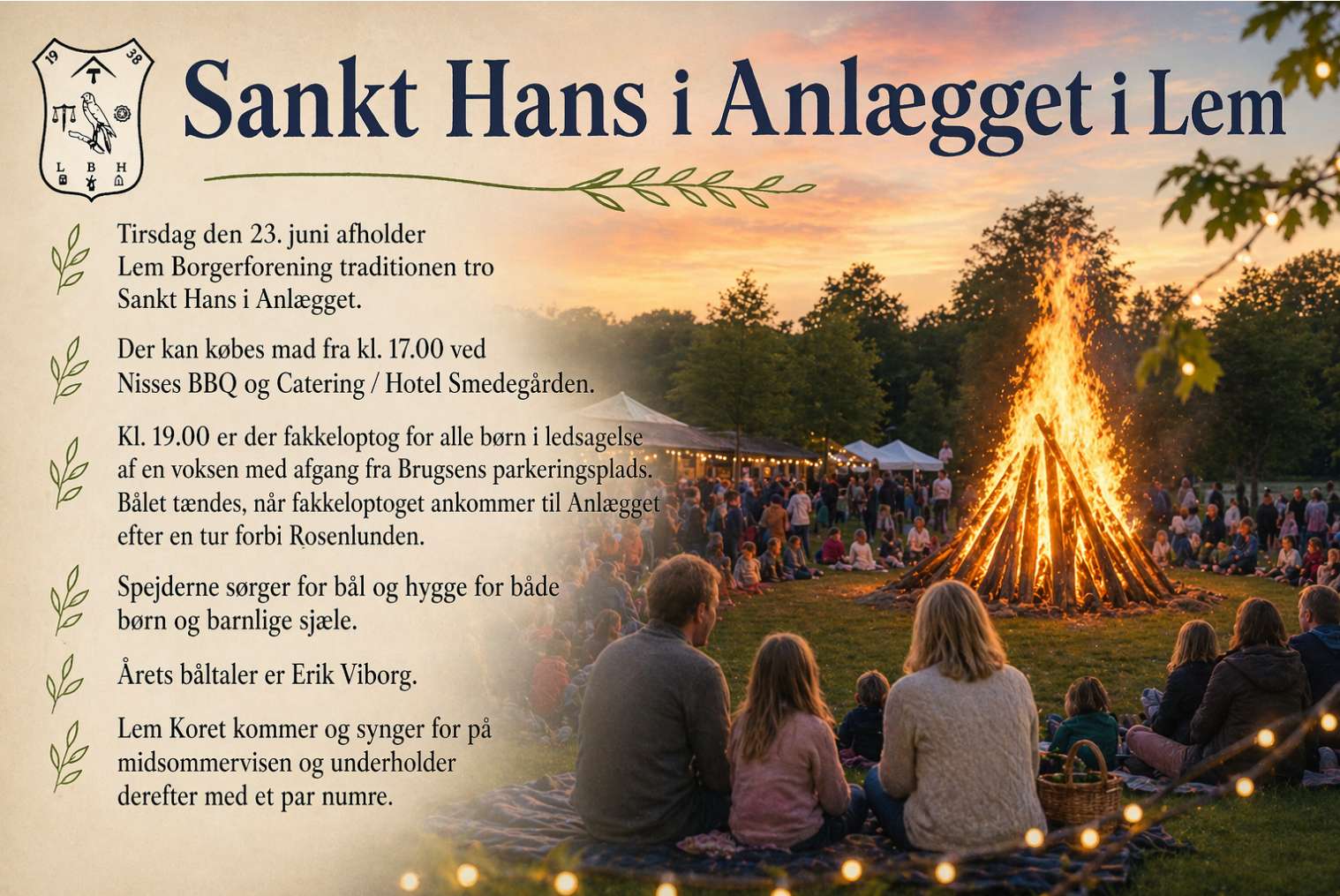Sankt Hans i Anlægget 2026